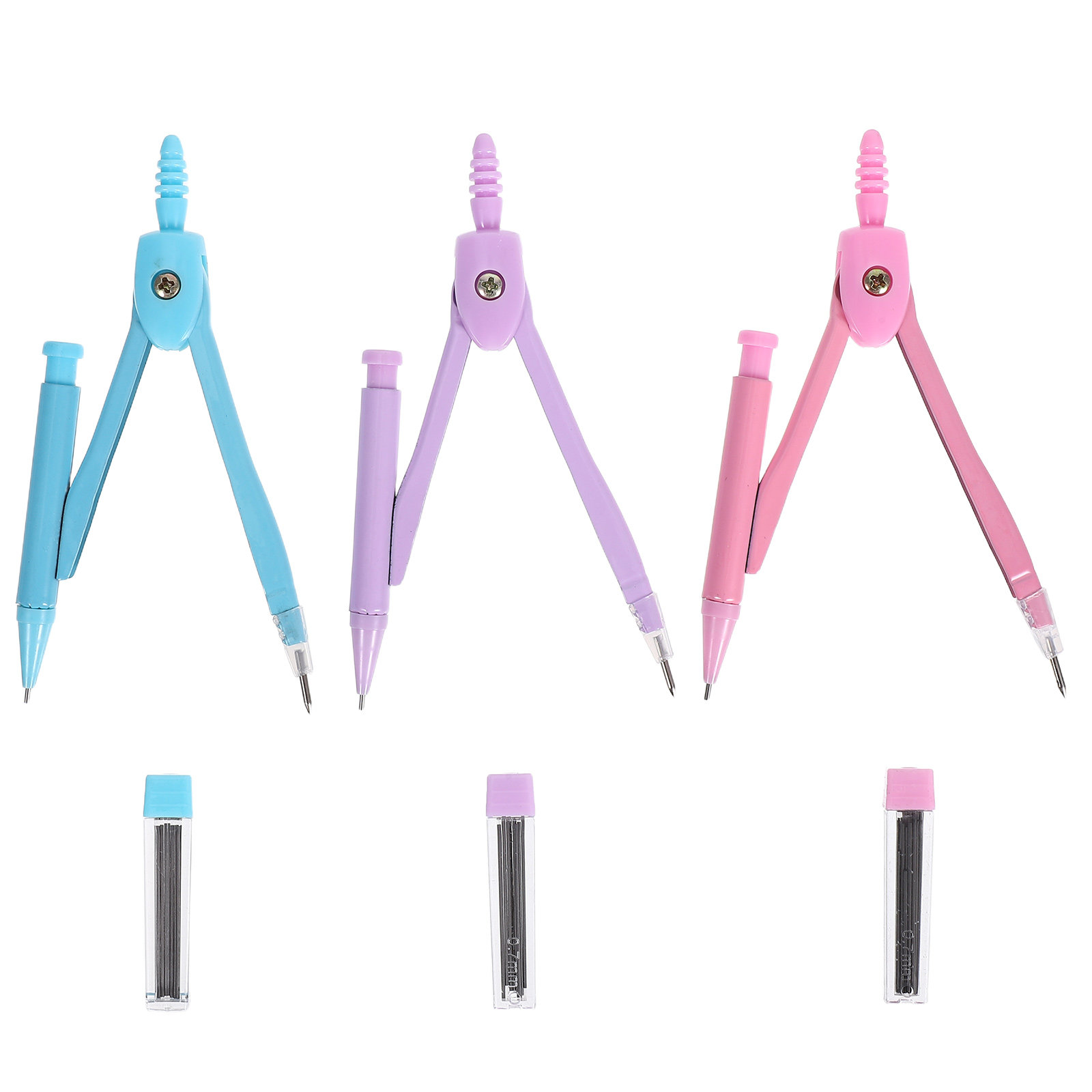Juego de compases de metal par - Math Geometry Set With Compass reseña y precio