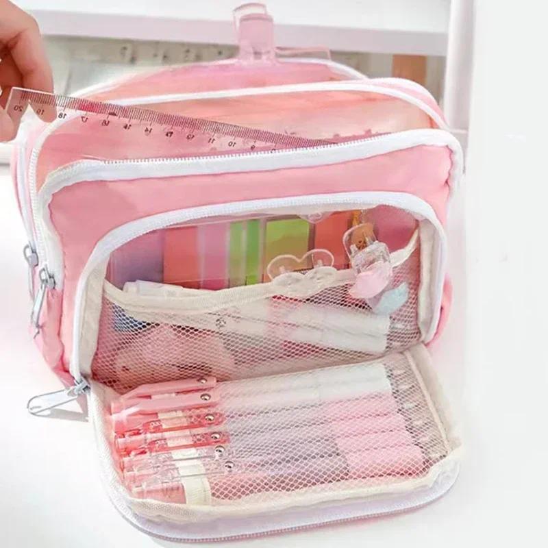 Estuche Portátil de Gran Capac - Aesthetic Large Pencil Case Pouch reseña y precio