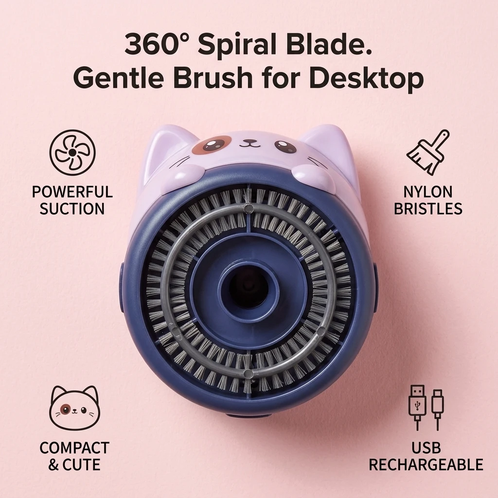 Aspiradora de escritorio, mini - Mini Desktop Vacuum Cleaner For Eraser Dust reseña y precio